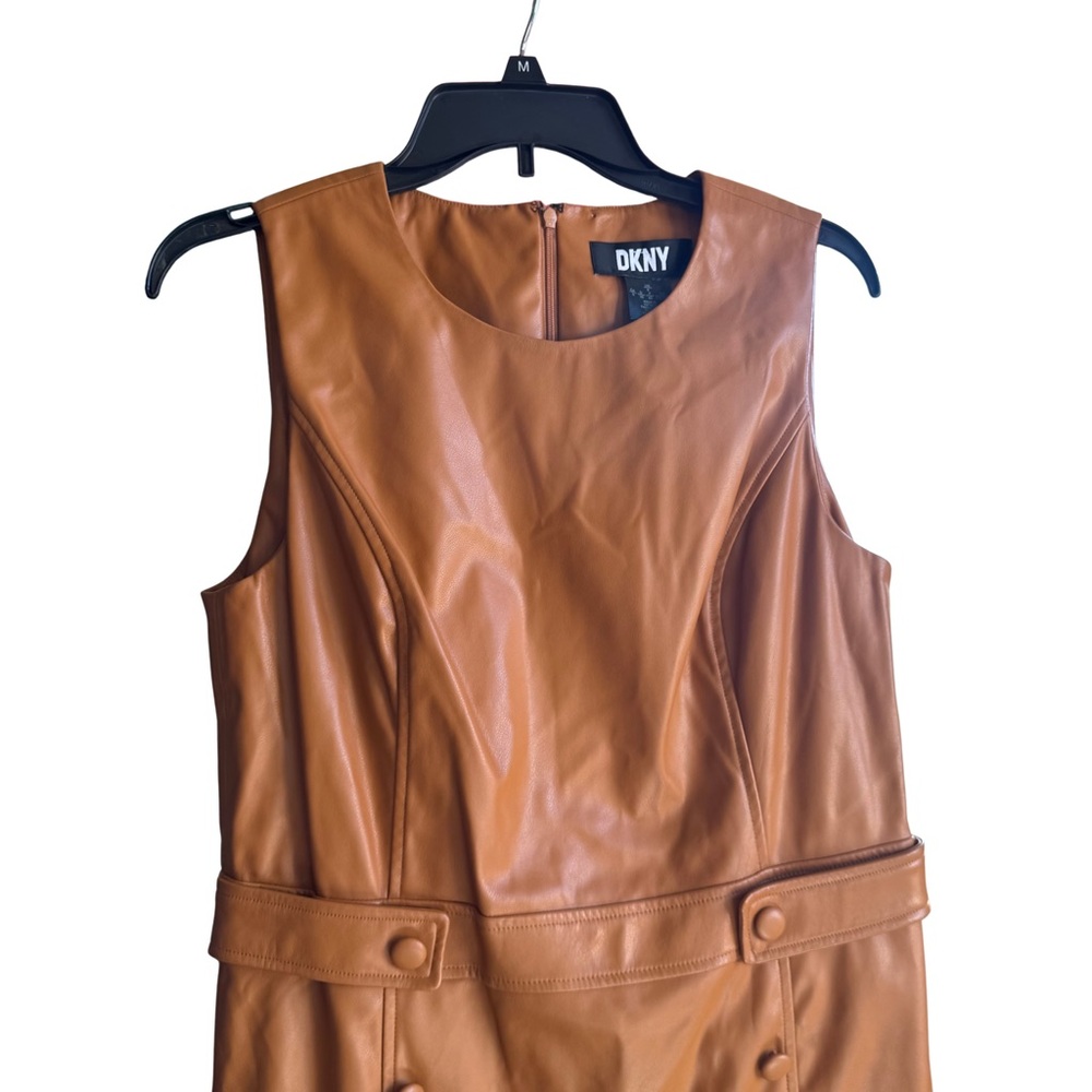 DKNY Women's Tan Dress - Size 8 - Fast Ship - Picture 3 of 6